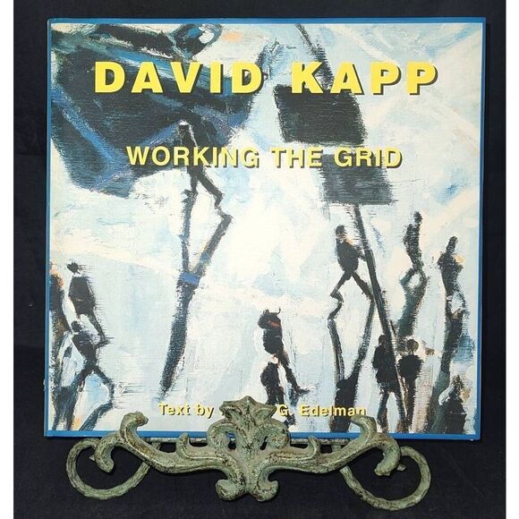 David Kapp: Working the Grid: Paintings 1980-2000 by Robert Edelman HC/dj - Picture 1 of 14